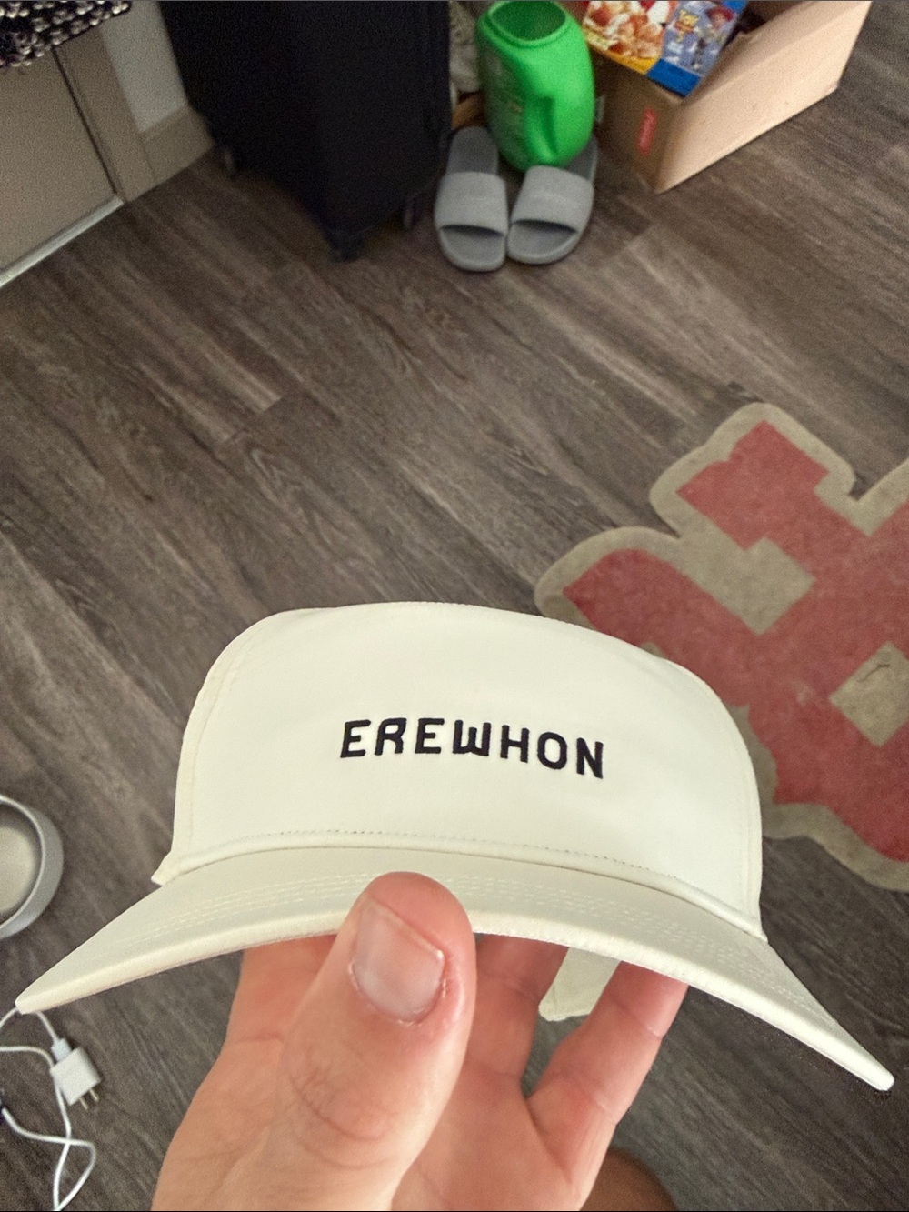 lululemon athletica White EREWHON Logo Baseball Cap